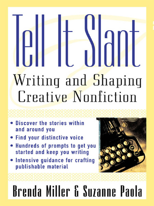 Title details for Tell It Slant by Brenda Miller - Available